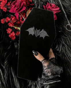 KILLSTAR Velvet Casket Schmuck Box -Cosplay-Laden killstar velvet casket jewellery box killstar schmuckdose killstar accessoire gothic schmuckaufbewahrung gothic accessoires 54488