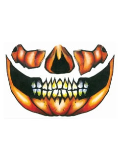 Kürbis Gesicht Tattoo