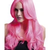 Damen Perücke Khloe Neonpink