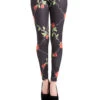 Leggings Mit Rosen Und Stacheldraht