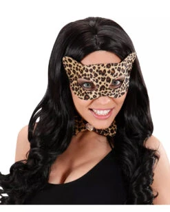 Leoparden Augenmaske -Cosplay-Laden leoparden augenmaske phantera augenmaske leoaprd print eyemask wildkatze augenmaske 36609 04