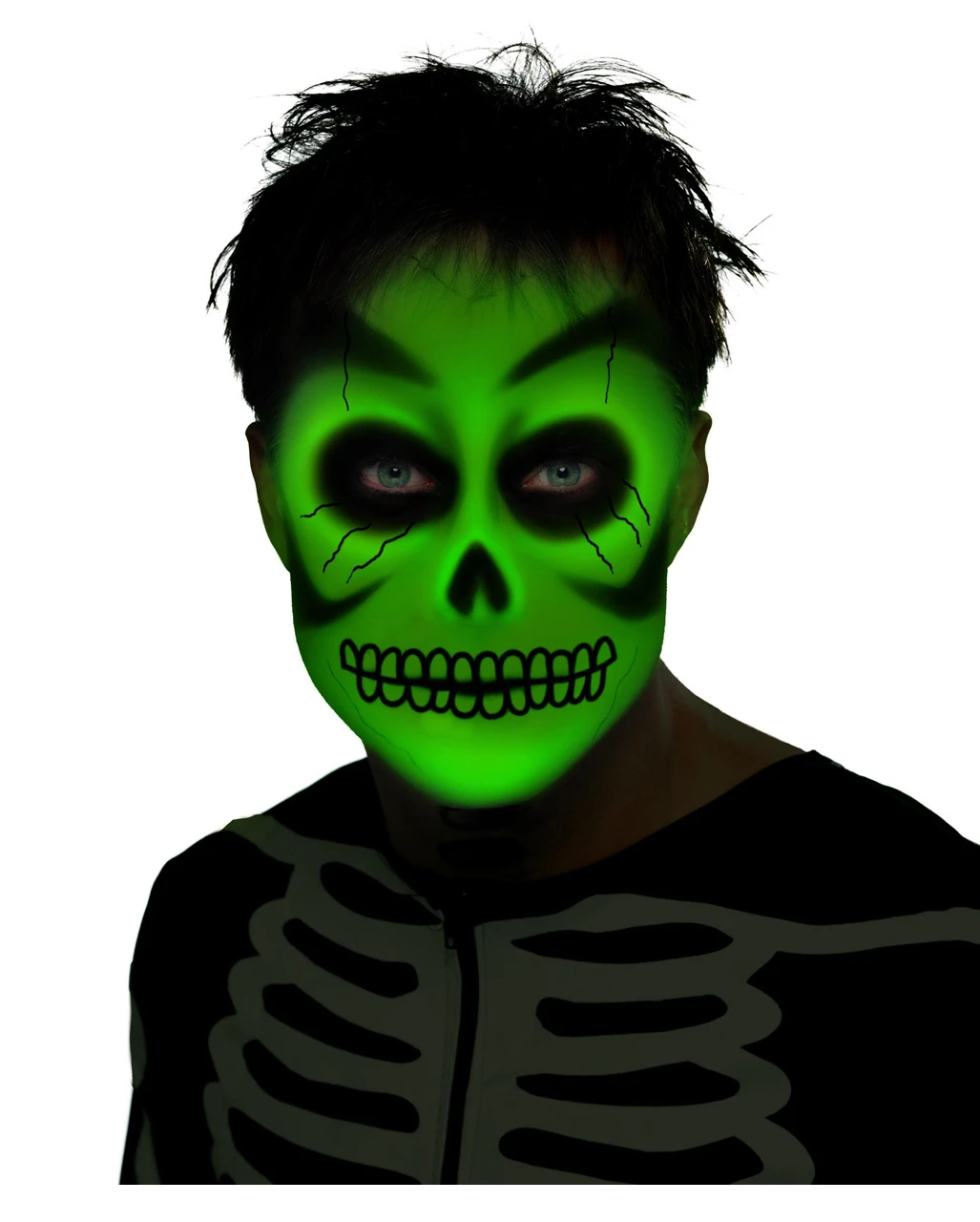 Leuchtendes UV Make-up 1 Leuchtendes UV Make-up