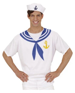 Matrosenhemd -Cosplay-Laden matrosenhemd mit kragen sailor shirt seemannshemd kostuemzubehoer 39690 01