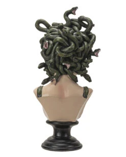 Medusa Büste Mit LED Augen 38cm -Cosplay-Laden medusa bueste mit led augen medusa bust with led eyes medusa statue halloween homeware 54734 03