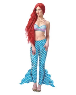 Meerjungfrau Hose Mit Flossen Blau