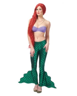 Meerjungfrau Hose Mit Flossen Grün