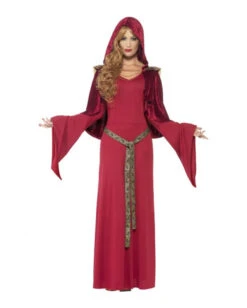 Mittelalter Priesterin Kostüm Mit Kapuze