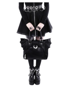 Moon Bag Mit Fledermaus Flügel -Cosplay-Laden moon bag gothic handtasche mit fledermausfluegel moon bag gothic handbag with bat wings 53770 04