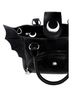 Moon Bag Mit Fledermaus Flügel -Cosplay-Laden moon bag gothic handtasche mit fledermausfluegel moon bag gothic handbag with bat wings 53770 06