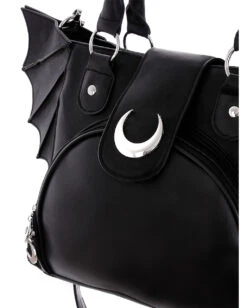 Moon Bag Mit Fledermaus Flügel -Cosplay-Laden moon bag gothic handtasche mit fledermausfluegel moon bag gothic handbag with bat wings 53770 08
