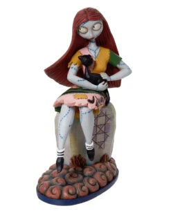 Sally Auf Grabstein Mit Katze Sammelfigur 19 Cm -Cosplay-Laden nightmare before christmas sally auf grabstein mit schwarzer katze polyresin sammelfigur nightmare before christmas fanartikel sally fanartikel 53564
