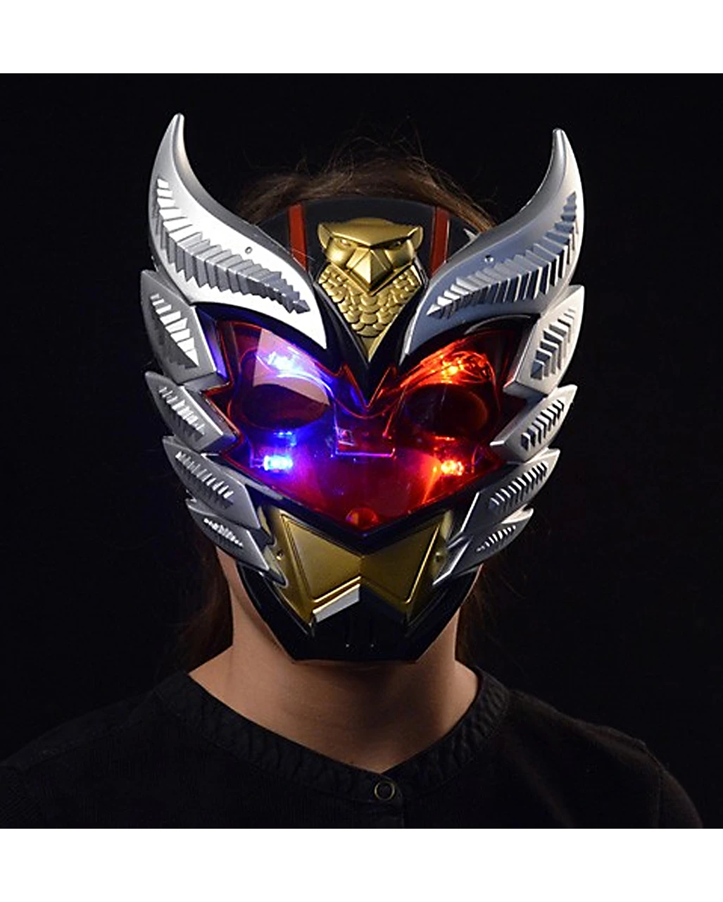 Kinder Roboter Maske Mit Licht 2 Kinder Roboter Maske Mit Licht – Bild 2