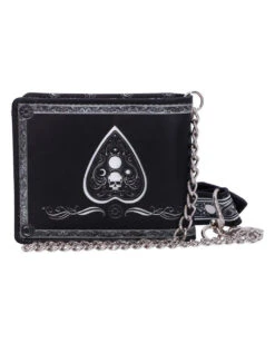 Ouija Brett Geldbeutel Mit Kette -Cosplay-Laden ouija brett geldbeutel mit kette spirit board brieftasche mit kette ouija board wallet with chain gothic accessoire 50993 03