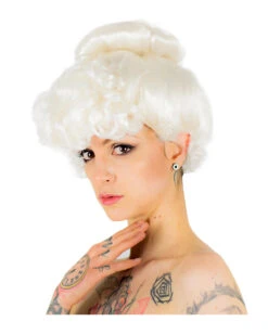 Perücke Old Lady Weiß