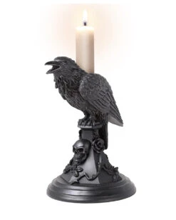 Poe's Rabe Gothic Kerzenständer