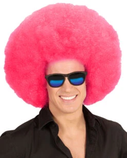 Riesige Afro Perücke Pink -Cosplay-Laden riesige afro peruecke pinke pink oversized afro wig faschingsperuecke karnevals peruecke 38101 03