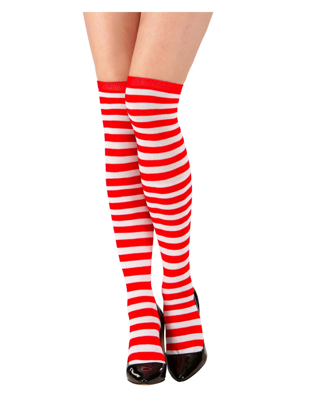Overknees Rot Weiß 1 Overknees Rot Weiß