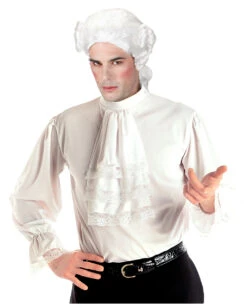 Rüschenhemd Mit Jabot XL