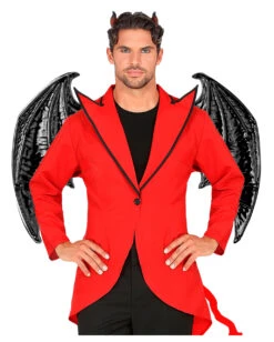 Schwarze Dämonenflügel