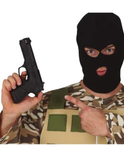 Schwarze Pistole Als Spielzeugwaffe 24cm