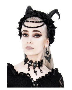 Schwarzer Gothic Engel Mit Flügel Ohrringe -Cosplay-Laden schwarzer gothic engel mit fluegel ohrringe black gothic angel with wings earrings gothic schmuck 50592 04