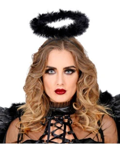 Schwarze Engel Heiligenschein