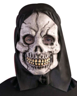 Skelett Maske Mit Schwarzer Kapuze
