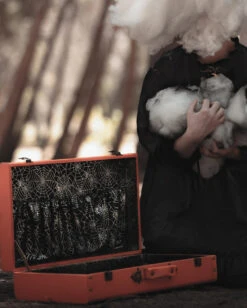 Spooky Pumpkin Vintage Koffer Orange -Cosplay-Laden spooky pumpkin vintage koffer orange liverly ghosts haunted hallows vintage trunk halloween merchandise und geschenke 54188 5