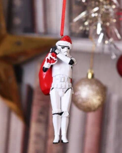 Star Wars Stormtrooper Mit Nikolaussack Weihnachtskugel -Cosplay-Laden star wars stormtrooper mit nikolaussack weihnachtskugel geeky and nerdy christmas hanging ornaments geschenkartikel und deko 52407 5