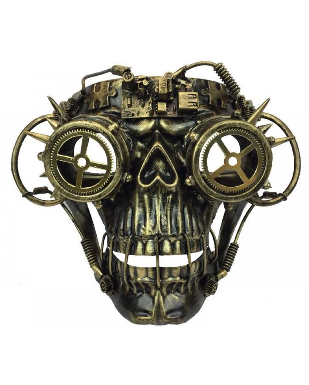 Steampunk Totenkopf Maske 1 Steampunk Totenkopf Maske