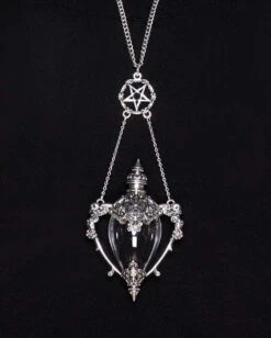 KILLSTAR Todeskuss Fläschen Halskette -Cosplay-Laden todeskuss flaeschen halskette killstar kiss of death vial necklace gothic schmuck gothic accessoire 51398 03