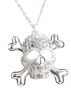 Totenkopfkette Mit Strass