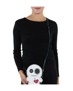 Voodoo Puppe Umhängetasche Vinyl -Cosplay-Laden voodoo puppe umhaengetasche vinyl halloween handtasche voodoo doll bag 37578 3