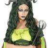 Waldhexen Perücke Mit Hörnern