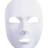 Weiß Satinierte Gesichts Maske