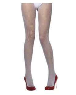 Netzstrumpfhose Weiß