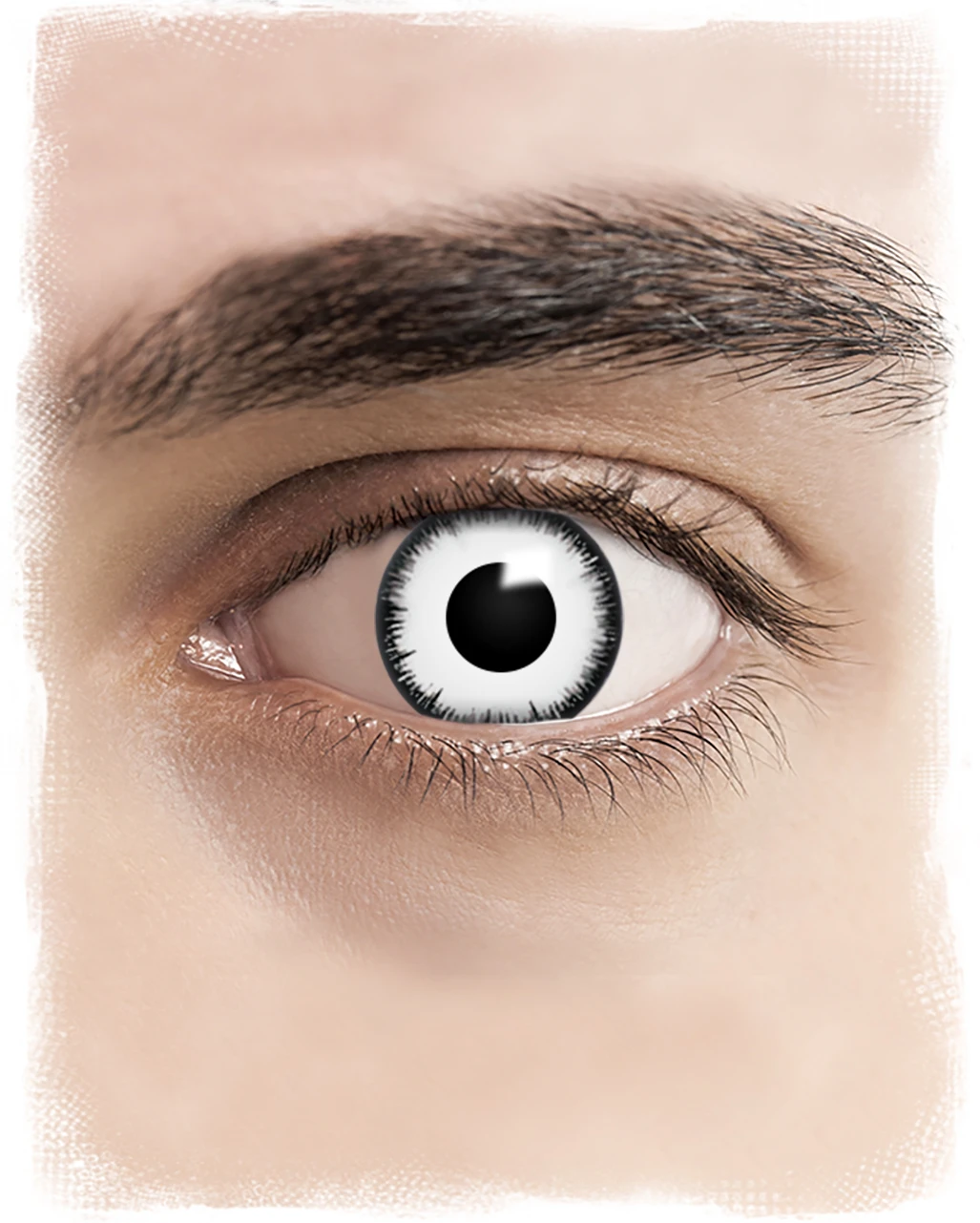 Lunatic White Kontaktlinsen 2 Lunatic White Kontaktlinsen – Bild 2