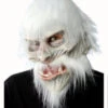 White Warrior Maske Mit Haaren