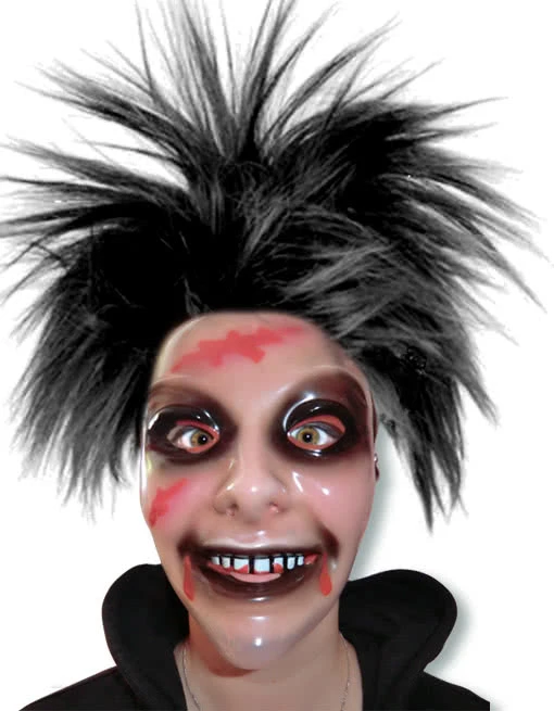 Transparente Zombie Maske 1 Transparente Zombie Maske