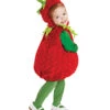 Zuckersüßes Erdbeeren Babykostüm